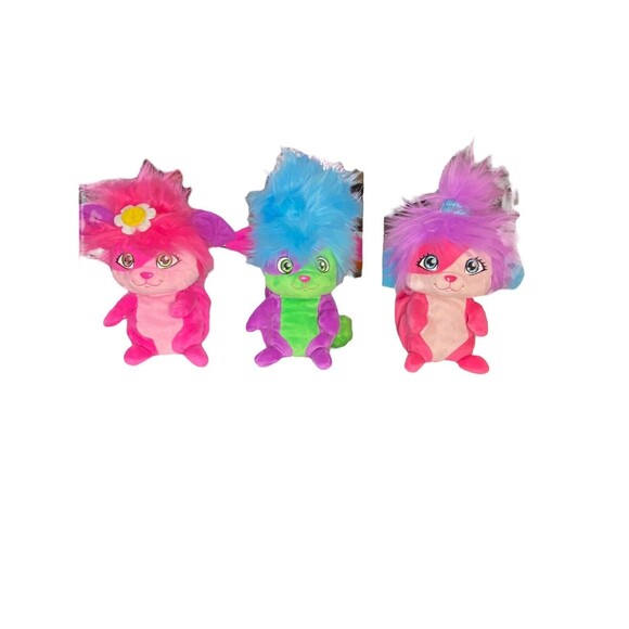Popples Plush Sunny, Yikes, Bubbles - 2015 Collectible Lot Of 3 Spin Master - Picture 6 of 10